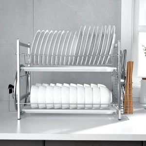 Rose Gold Folding Wire Drainer  Stainless Steel Drying Rack