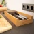 Import knife dock with cork divider Kitchen Knife Storage drawer bamboo knife block from China