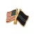 Import Kslechia Flag Pin Badge with Butterfly Clutch of Gold Plating from China