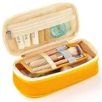 Large Capacity Zipper cute Pencil Case Pen Pouch Bag Office Student Canvas Stationery Bag Case for school