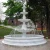 Import Large size outdoor garden white marble carved lion head and angel water fountain from China