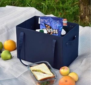 Large Water Resistant Collapsible Heavy Duty Tote Bags Reusable Grocery Bags for Shopping Picnic