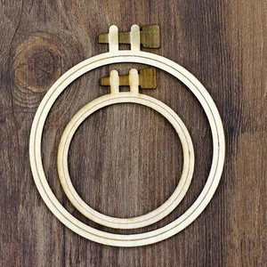 Laser cutting Small Embroidery hoop shape Plywood photo frames Embellishments home Scrapbooking Decoration Crafts WF236