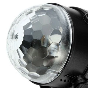 LED Crystal Magic Ball 3W Mini RGB Stage Lighting for Party Disco Club DJ Light US/EU Plug
