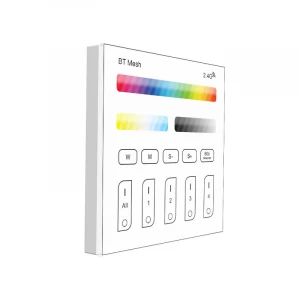 LED Million Colors WiFi Mesh Smart Touch Panel Remote Controller Dimmer Wall Switch 2.4 GHz Wireless Transmission