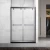 Import Led Wall Cabinet 3 Panel Sliding Frameless Glass Shower Door from China