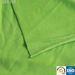 Lenzing 95% modal 5% spandex elastic single jersey knitted  fabric