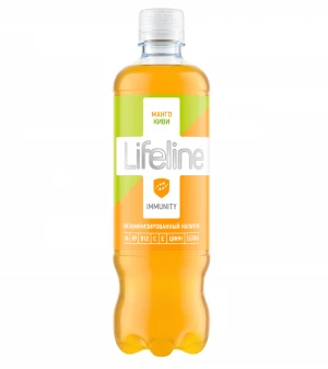 LIFELINE  Immunity (PET, 0.5L.) Mango and Kiwi Flavor Fortified Functional Soft Drink Beverage