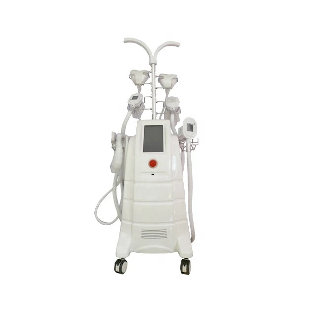 LiNuo ETG50-5S vertical 360 degree cryolipolysis device, 5 cryolipolysis handles 360 reduce double chin machine weight lose