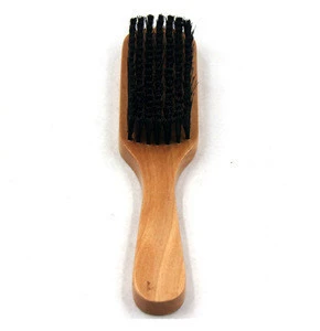 Long handheld wooden bathroom products with scouring sponge shower cleaning brush