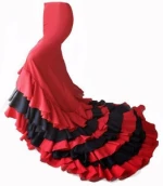 Long tail skirt bata de cola flamenco dances
