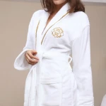 loose and luxury hotel womens bathrobe