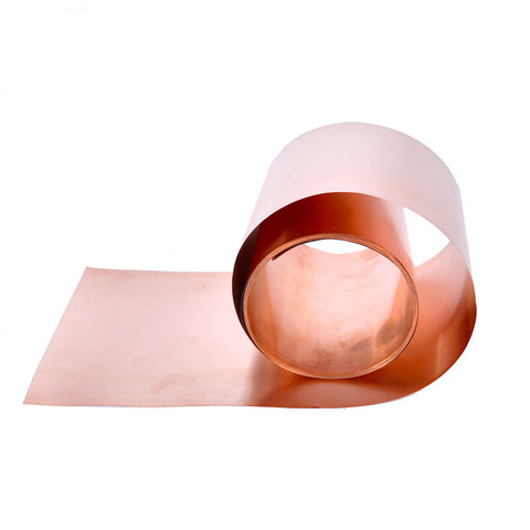 Low MOQ 0.01mm - 1mm Thickness Custom Width 99.99% Pure Copper Tape Without Adhesive Copper Strips Coil For Earth Grounding