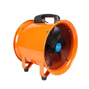 Low noise portable air ventilation exhaust industrial fan