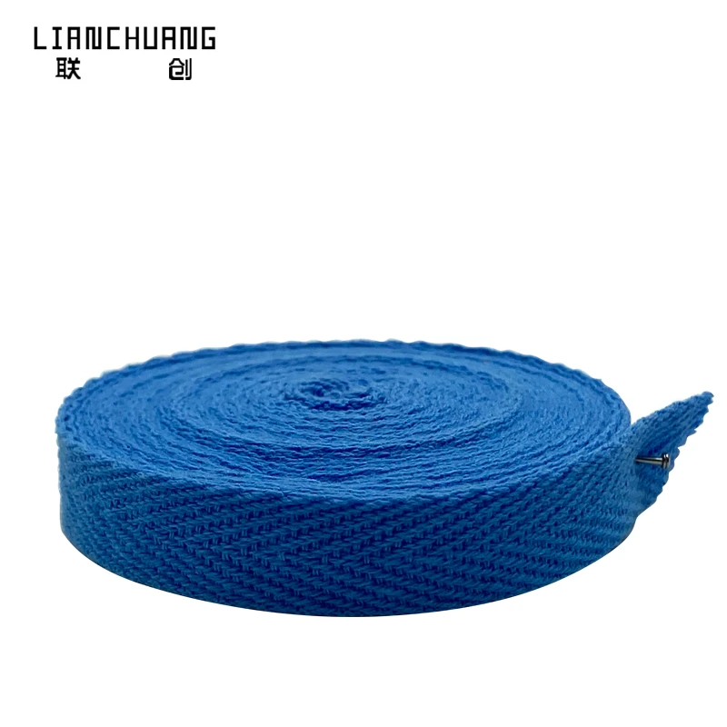 Low price 20mm cotton soft eco-friendly herringbone webbing hoodie men herringbone tape
