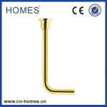 LOW Toilet Level Flush Pipe-Gold plated