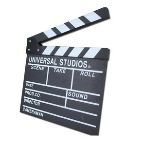 luxury custom logo wooden movie director cutting board on sale