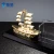 Import Luxury customized business desk ornament with metal sailboat and colorful pen holder as office decoration or gift from China