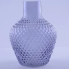 Luxury Purple Glass Vase For Home Decoration
