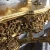 Import Luxury wholesale classic furniture gold leaf gilding console table and mirror from China