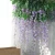 Import Luyue Wedding Decor Artificial Silk Wisteria Flower Vines hanging Rattan Bride flowers Garland For Home Garden Hotel from China