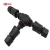 Import M15 waterproof power cable splitter 2 pole T connector from China