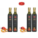 Malaysia palm oil suppliers Premium Red Processing Plant Palm Cooking Oil 500ML Glass Bottle
