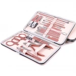 Manicure  stainless steel Manicure Set care tool set 18 pieces beauty Manicure Pedicure knife set customized