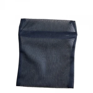 manufactured black polyester fabric High Quality delicate Laundry Mesh Wash Bag,12 black mesh laundry bag