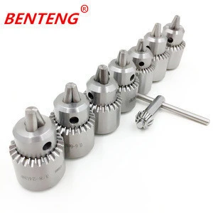 Manufacturer Supply Drilling Adapter Collet Chcks Keyed 3 Jaw Keyless Lathe Drill Chuck