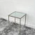 Import Manufacturer Wholesale Modern Luxury Living Room Glass  End Tables from China