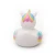 Import March Expo Festival PVC unicorn lined up in the new floating water doll cute environmentally friendly style custom bath duck from China
