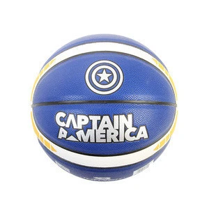 Marvel Captain American Sport 7# PU BASKETBALL with logo Office Size 7 wholesale