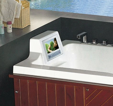 massage bathtub LCD TV model TV-7 with remote control