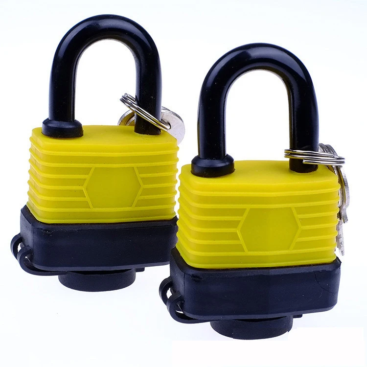 Master Lock Industrial Safety Plastic rubber covered lock Laminated Waterproof Padlock