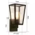 Import Matte Black Clear Glass Shade Bowery 1-Light Outdoor Wall Sconce from China