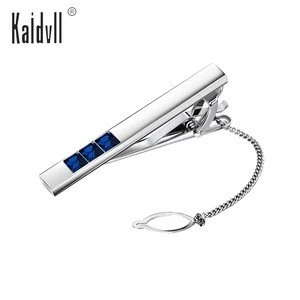 Men Gift Box Tie Clasp ClampsSilver Tie Bar Clip Tie Pin for Adults