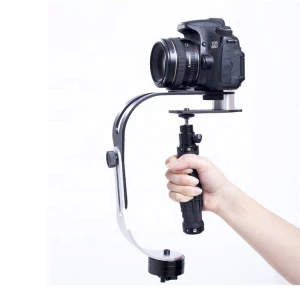 Mini handheld Digital camcorder stabilizer Aluminium dslr video black camera Gimbal Stabilizer