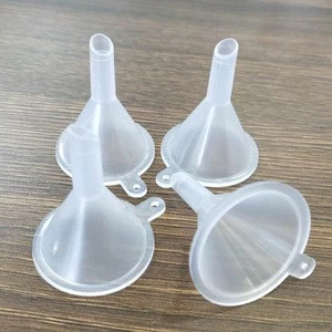 Mini Small Plastic Funnels For Perfume Liquid Oil Filling, High quality transparent PP mini funnel