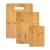 Import Miniature cheese cutting wooden 3 piece set bamboo cutting board with hook from China