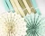 Import Mint Cream Gold Paper Pom Poms Flowers Gold Dot Paper Fans Collection Wedding Birthday party decorations Home Decoration from China