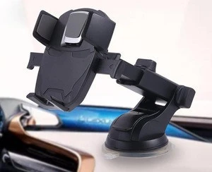Mobile Phone Accessories Universal auto lock Car mount cellphone Holder for all brand cellphone with extension arm