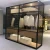 Import modern bedroom design aluminum glass door wardrobe custom walk in closet from China
