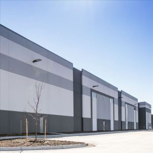 Modern Design Light Steel Large Outdoor Car Garage Structure Warehouse For Sale