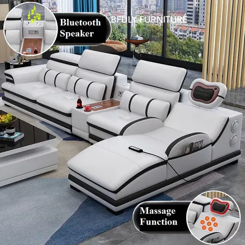 Buy Modern Design Living Room Furniture Electrical Function Sofa Set ...