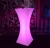 Import Modern design plastic lighted up led bar cocktail table for night club from China