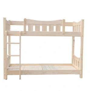 modern design solid wood furniture girls twin bunk bed for sale