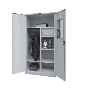 Modern Home Furniture Metal Clothes Storage Locker Wardrobe