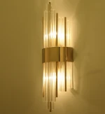 modern indoor wall light bedside lamp luxury led lamps gold vintage crystal wall lamp