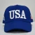 Import MOQ 50pcs inventory Embroidered Logo 5 panels USA hat baseball cap sports hat from China